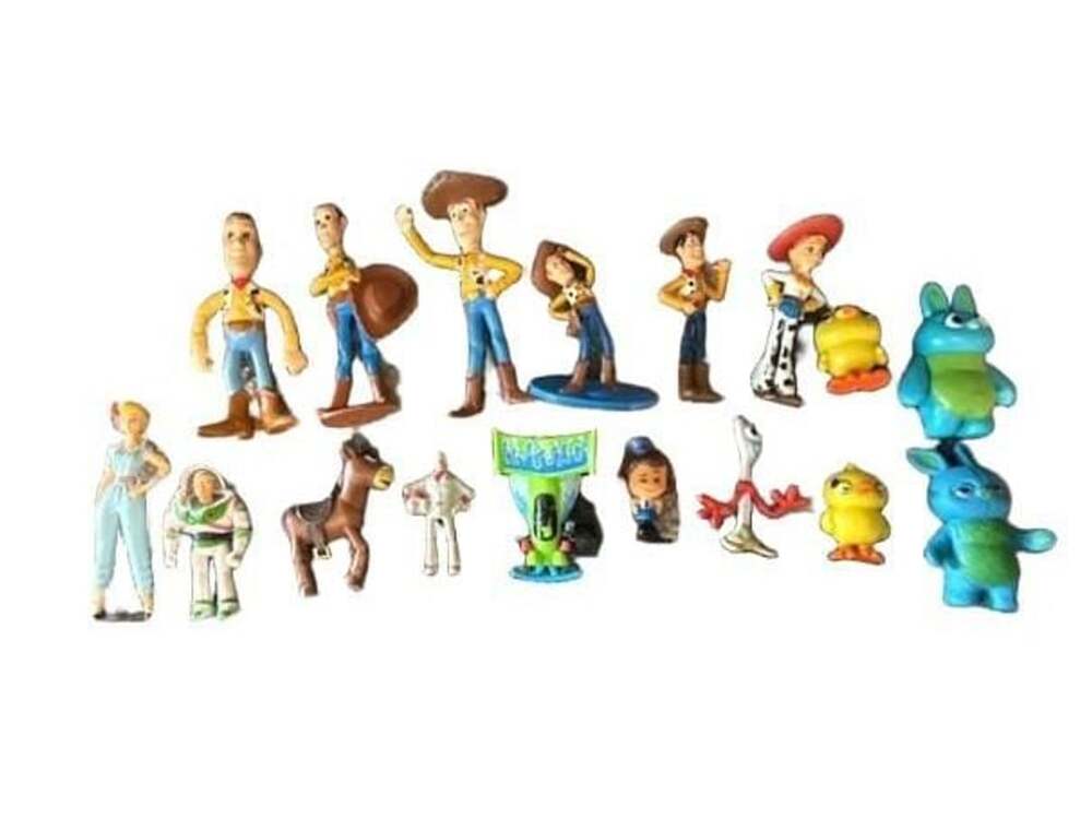 Disney Toy Story Mixed Lot Figures Woody Buzz Lightyear Forky